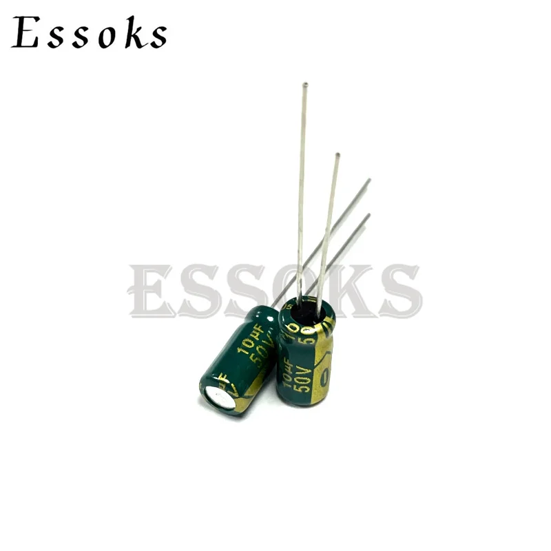50pcs Electrolytic Capacitor 50V10UF 50V 10UF 5X11 mm High Frequency Low ESR Aluminum Capacitors