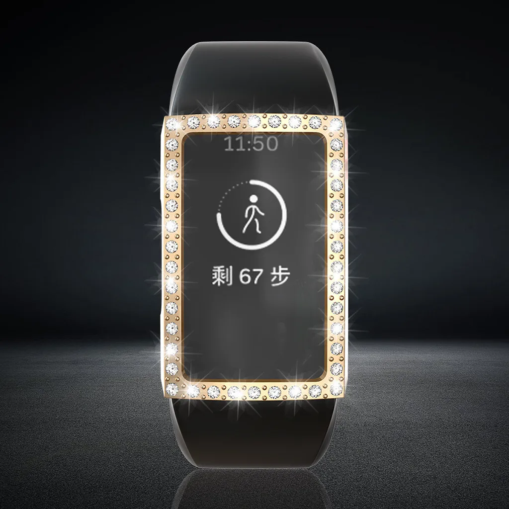 Защитный чехол для Fitbit charge 3, Смарт-часы с кристаллами, роскошный чехол, сменная пленка, защитная оболочка, ультра-тонкая, серебристая, 19Aug
