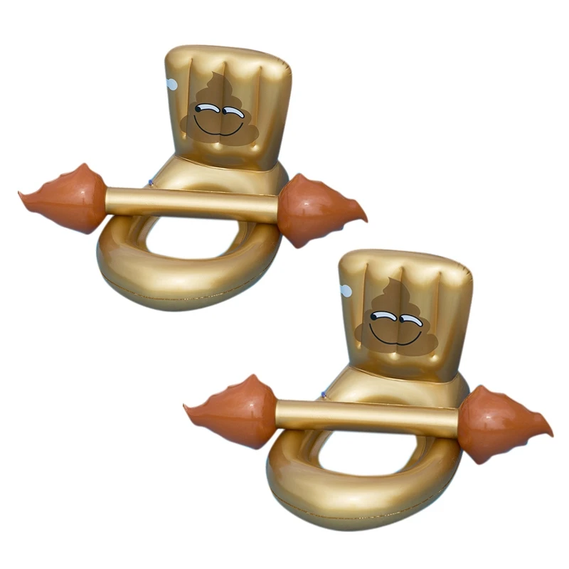

Inflatable Floating Hammock Water Sports Pair Match Game Stick Creative Toilet Mount Floating Row Battle Toy