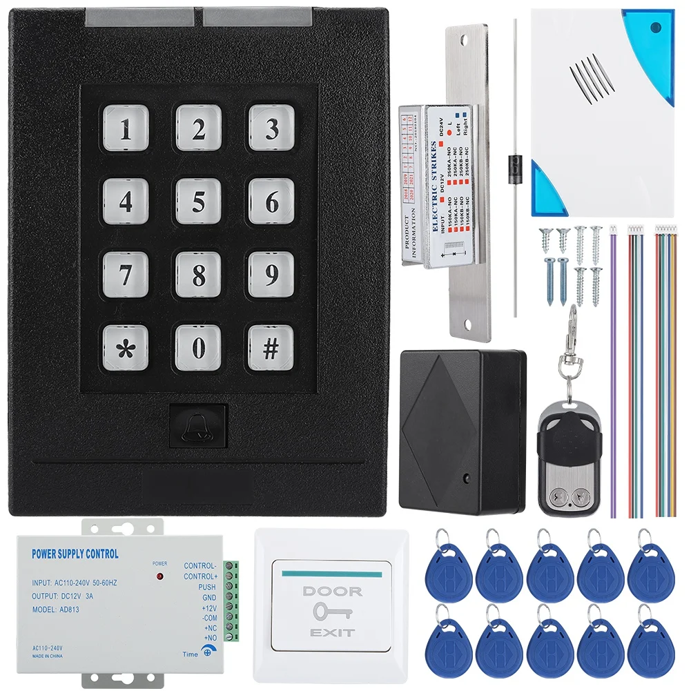 Система контроля допуска к двери RFID карты пароль разблокировки домашней безопасности на продажу