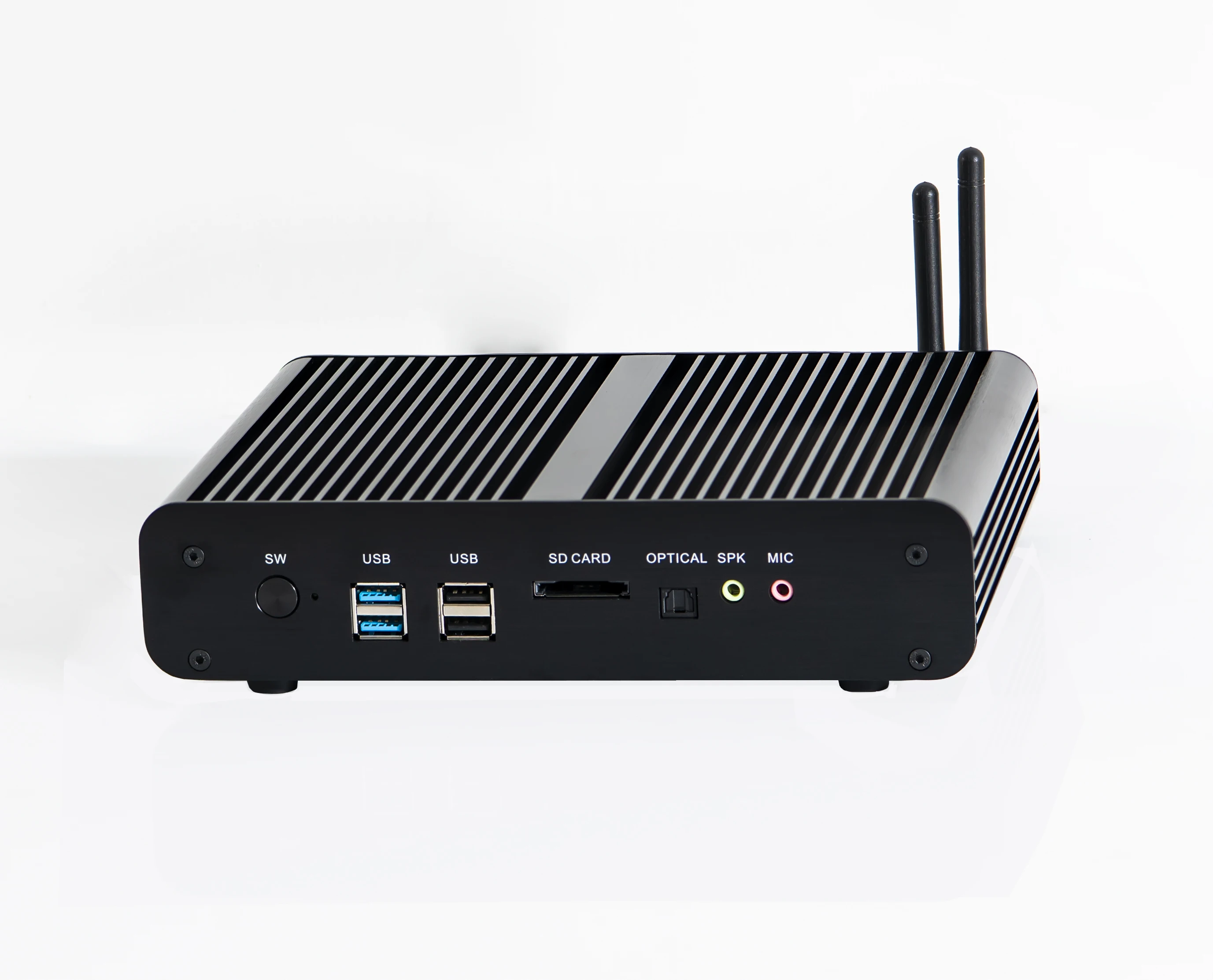 

Intel Core 7th Gen i7 7560U Fanless mini computer with 4G ram 258SSD WIFI host living room HTPC game office minipc