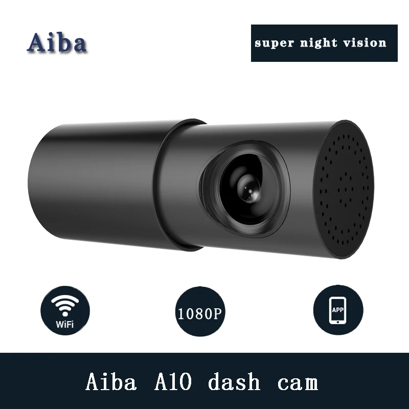 Aiba A10 Dash Cam Wi-Fi Автомобильный видеорегистратор Камера 1080P HD ночного видения Автомобильный английский автомобильный видеорегистратор G-сенсор видеорегистратор