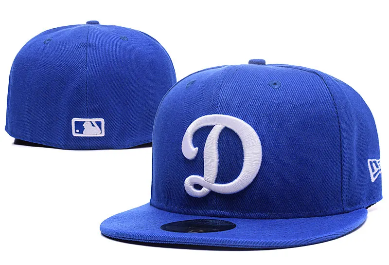 Belababy облегающие шапки Dodgers бейсболки с буквой D хип-хоп кость для мужчин и женщин мода LA Closed Gorras Лидер продаж - Цвет: cap-05