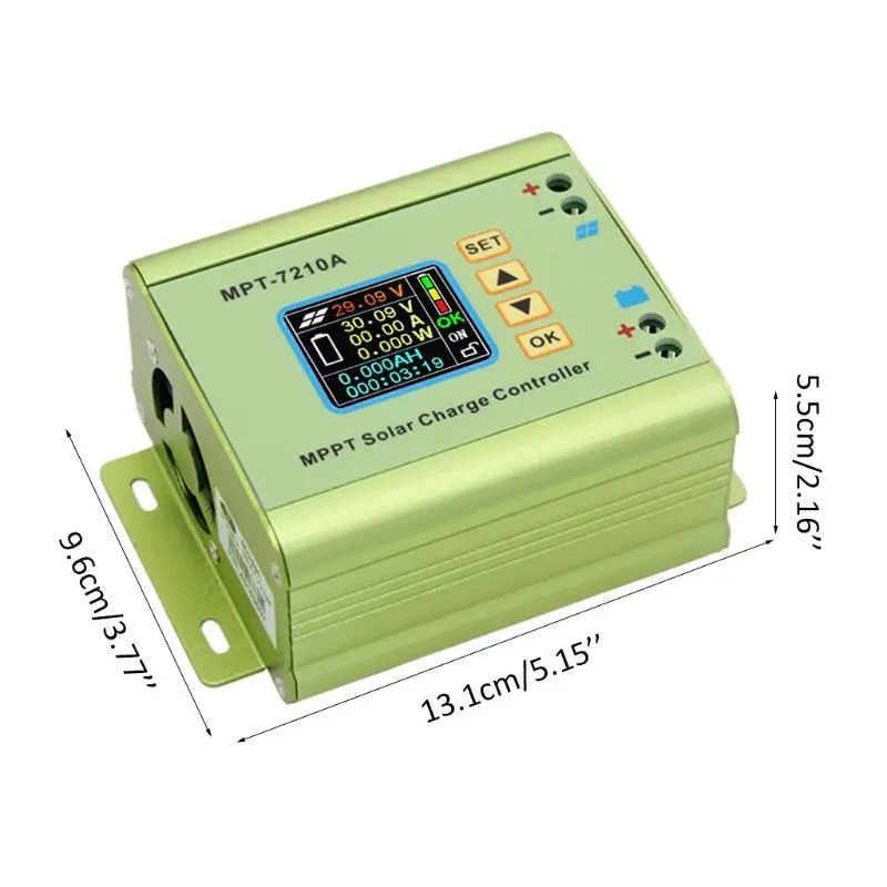MPPT Solar Charge Controller for Lithium Battery 24V 36V 48V 60V 72V 0-10A 7210A