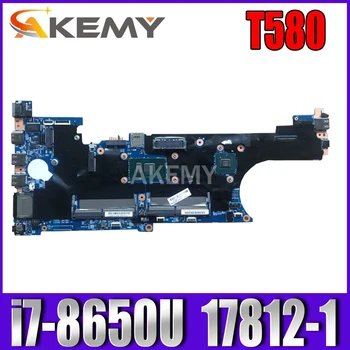 

Laptop motherboard For LENOVO Thinkpad T580 P52S Core SR3L8 i7-8650U Mainboard 17812-1 01YR306 N18M-Q1-A1