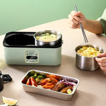 

Electric Lunch Box Multifunction Rice Cooker Food Warmer Travel Student Heated Lunch Box Dormitory Storage Container