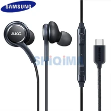 for S9 Earphone Samsung Original Earphones Type-C In Ear Hearphone Headset Mic Volume S8 S10 note 8 9 10 plus A70 A50 for Huawei