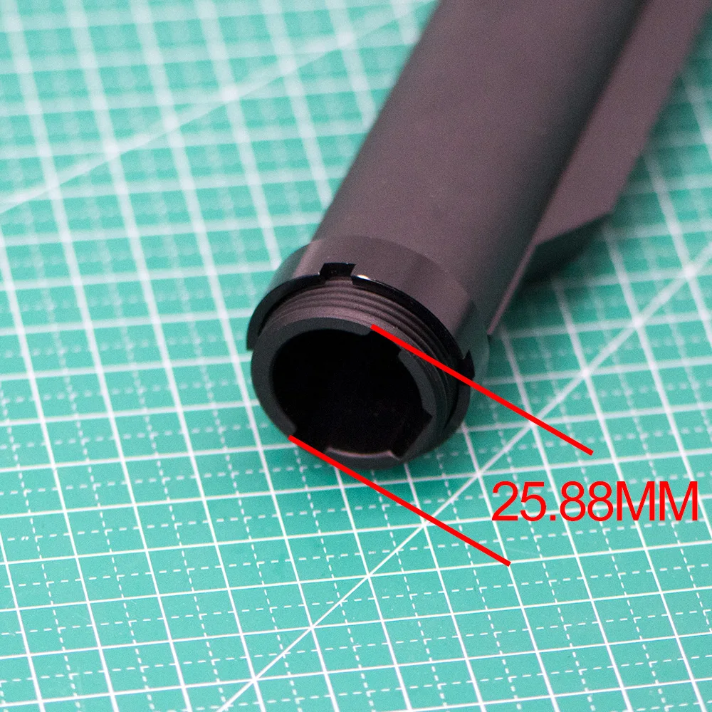CNC 6 позиций Mil-Spec буферная трубка страйкбольные воздушные пушки Для Marui JG классические армейские VFC M4 M16 AEG винтовки Пейнтбольные аксессуары