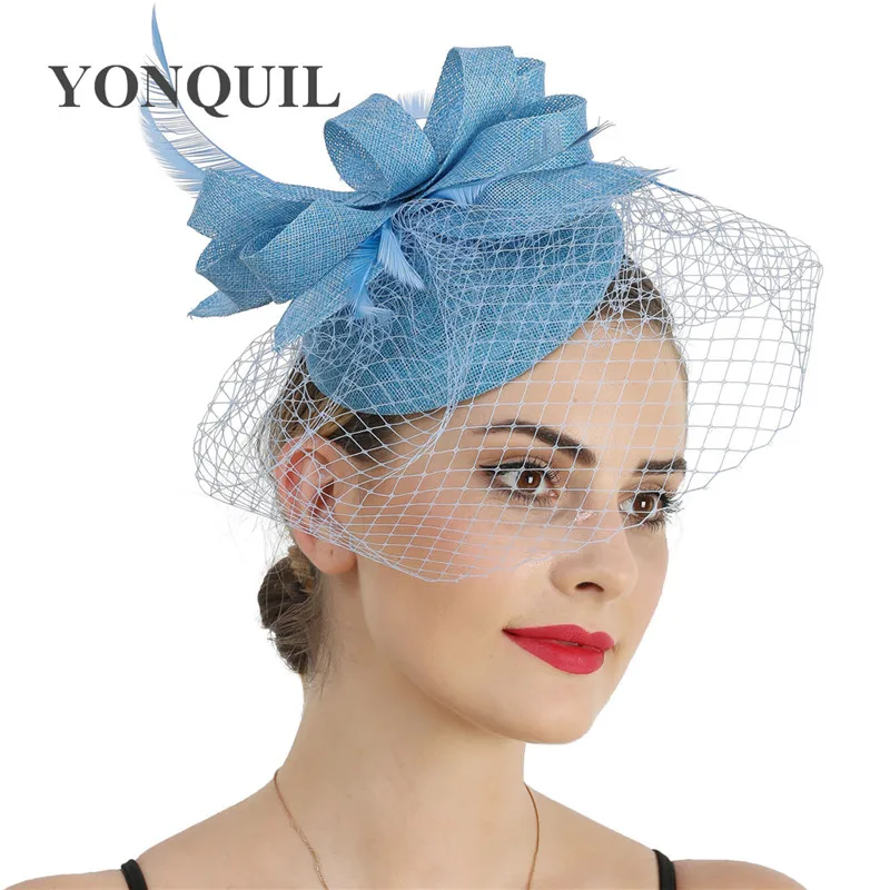 Bride New Wedding Mesh Fascinator Hat 