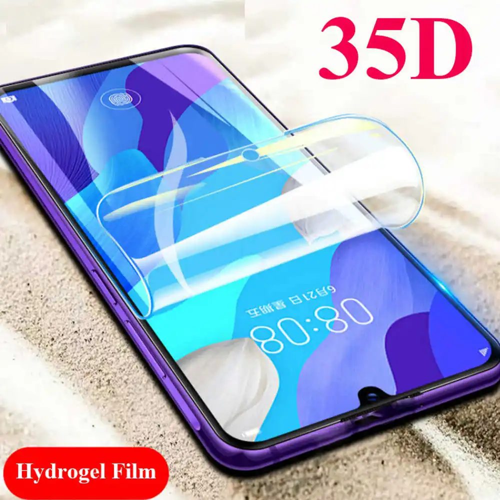 Мягкая полноразмерная Защитная пленка для Huawei Honor 8X MAX Гидрогелевая телефона не