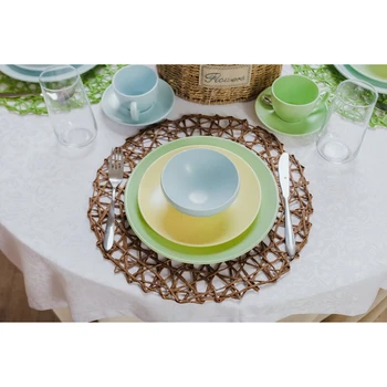 

Dessert plate "Amelia", d = 20 cm, yellow