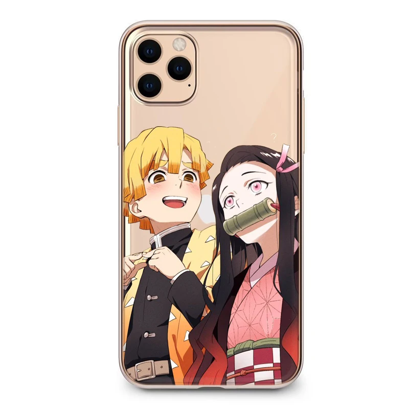 best cases for iphone 13 pro max Kamado Nezuko Kimetsu no Yaiba Demon Slayer TPU Soft Phone Cover Case For iphone 6 7 8 Plus X XS 12 13 11 Pro Max Funda Coque iphone 13 pro max cover