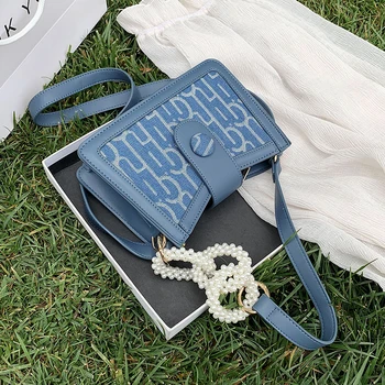 

HOT French Design Fashion Armpit Bag Handbag & Elegant Beaded Square Bag Shoulder Bag Crossbody Bag Width 22cm Height 14cm