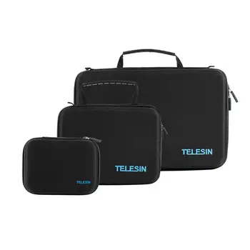 

TELESIN Multifunctional Storage Camera Bag Protective EVA Box for GoPro Hero 9 8 7 6 5 for Xiaomi YI Action Camera Accessories