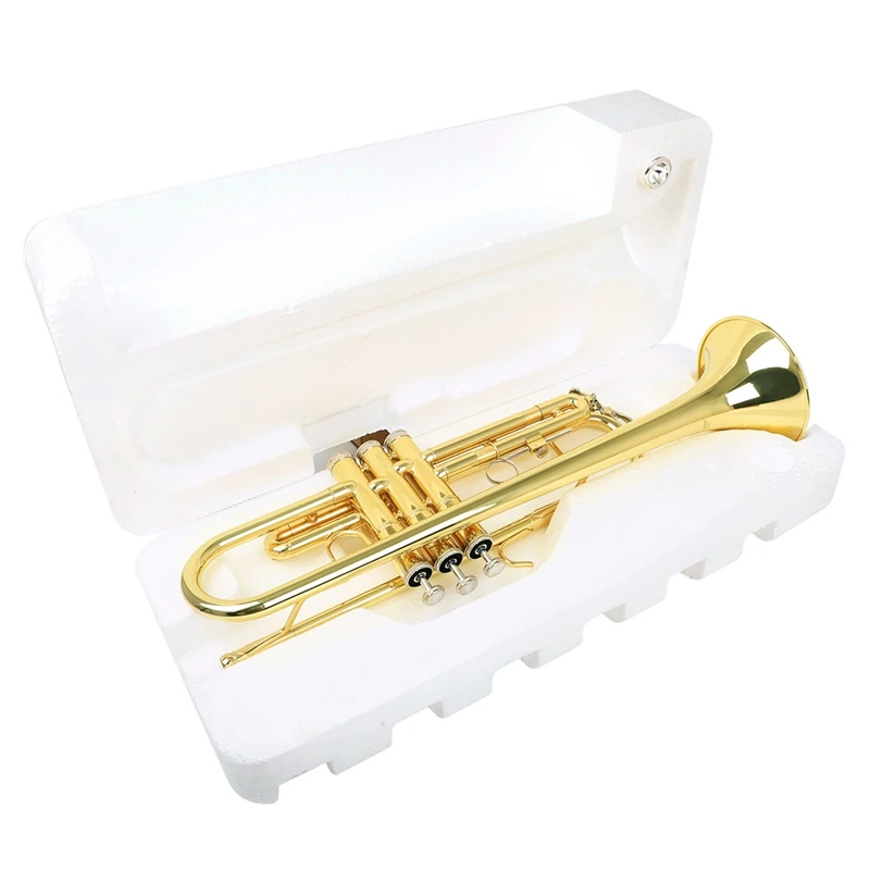 ELOS-высокое качество Bb труба B плоская прочная Латунная Труба с мундштуком