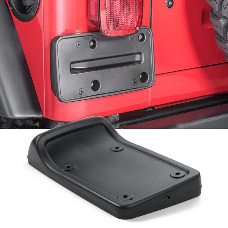Задняя Рамка Номерного Знака Держатель Кронштейн для 1997 2006 Jeep Wrangler TJ|Номерной