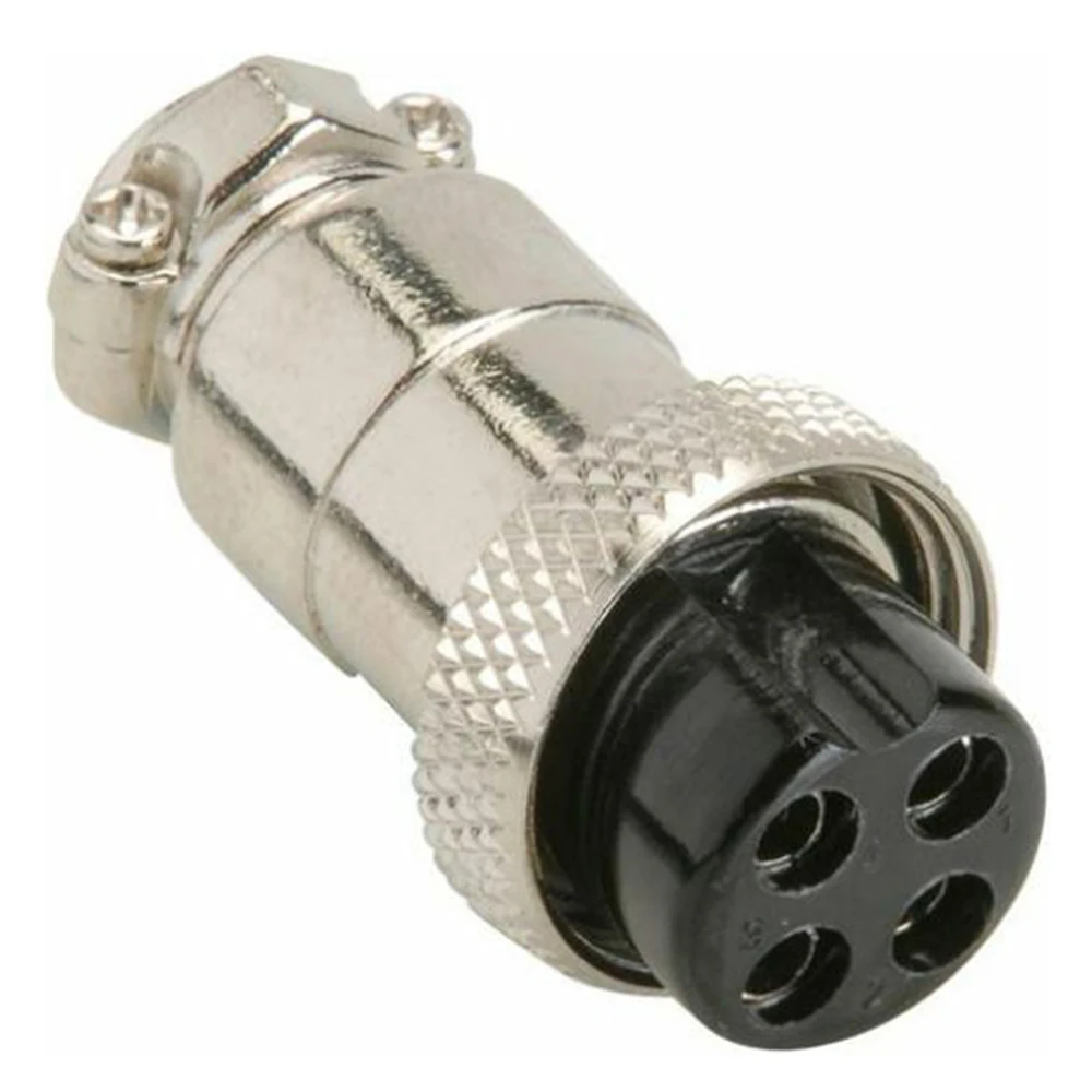 Connettore Per Microfono Rotondo A 4 Pin Nuovissimo E Di Alta Qualità Da 10 Pezzi Per Kenwood Yaesu Alinco Icom 10 Tec