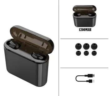 

Kuulee TWS Waterproof Bluetooth 5.0 Earbuds Headphones Wireless Headset Noise Cancelling English Version