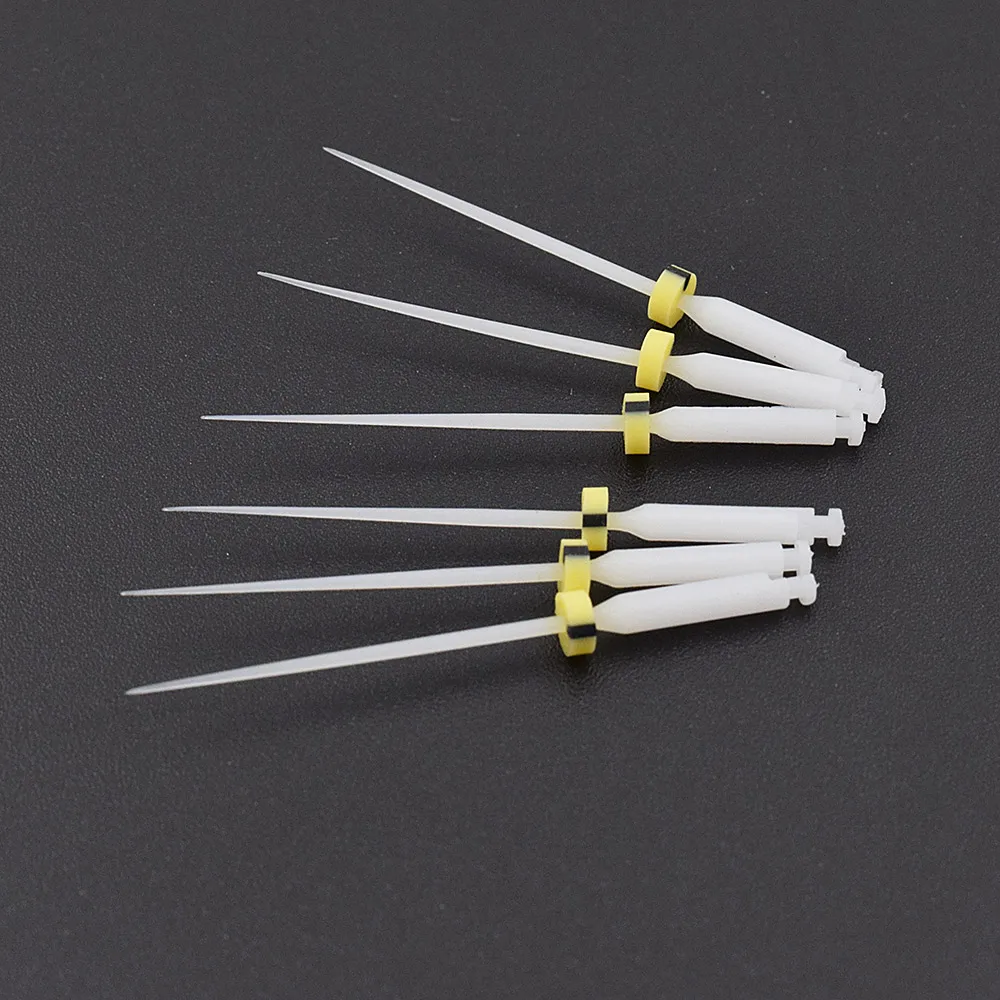 Endo Rotary Files Dental Pulp Files Dental Plastic Rotary Finishing Files 25mm 04 Taper Endo Files Used For Clean the canal more effective