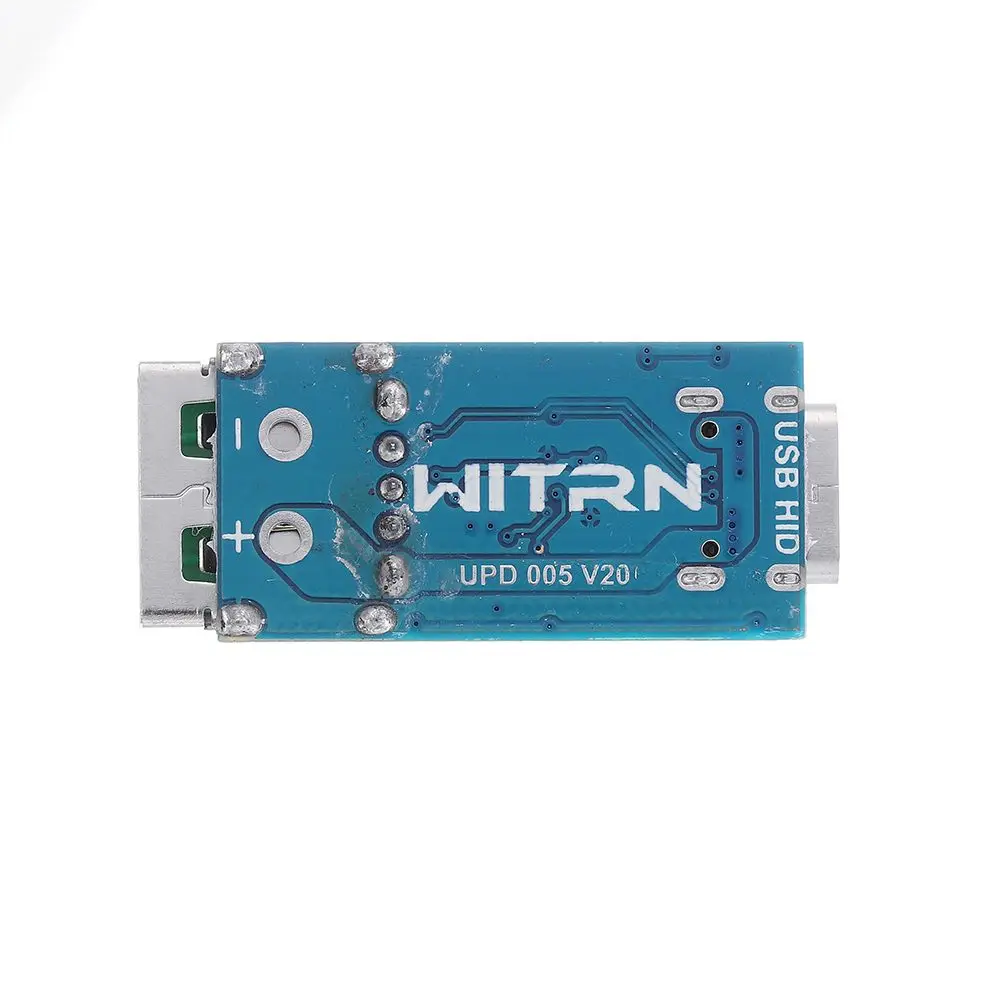 WEB-UPD005 PD DC Decoy PD2.0 3,0 плата быстрой зарядки с TYPE-C женской базой поддерживает линию E-Marker