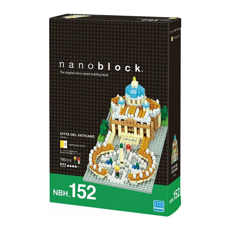 NanoBlock NBH 152 Ватикан 780 деталей строительные блоки достопримечательности для