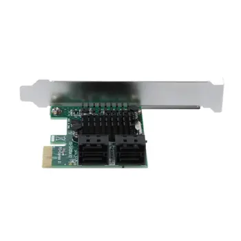 

PCI-E PCI Express 1x To 4-Port Sata 3.0 III 6G Converter Controller Card Adapter