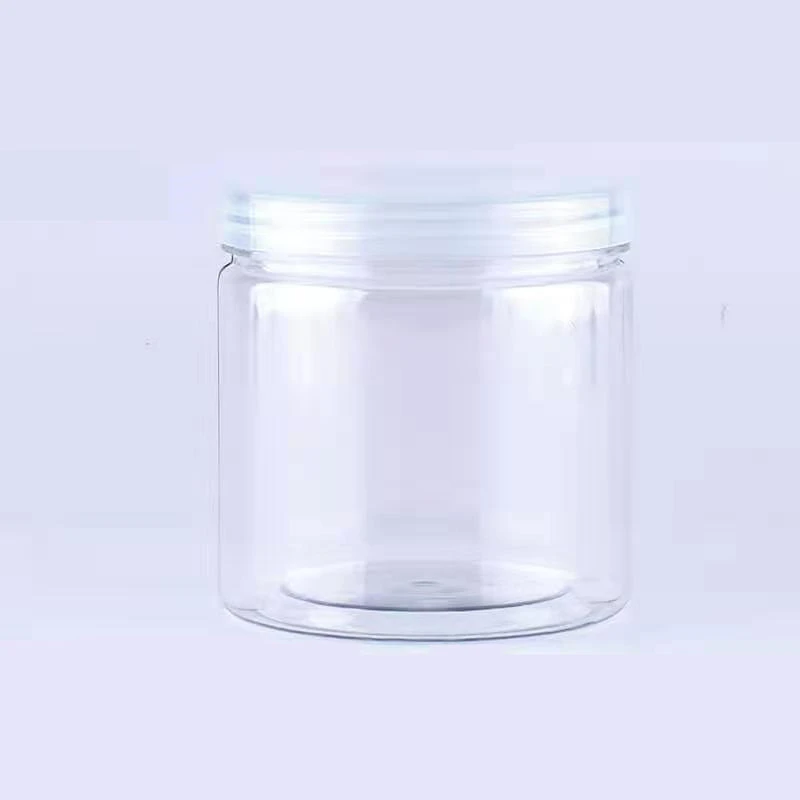 Download 8 Oz 250g Plastic Clear Body Scrub Cream Jar Empty Reuse Food Container With Lids Printable Custom Logo Drop Shipping Refillable Bottles Aliexpress