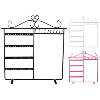 

jewelry organizer Fashion Jewelry Rack Display Storage Hanging Holder Earring Necklaces Organizer rangement bijoux/jewellery box