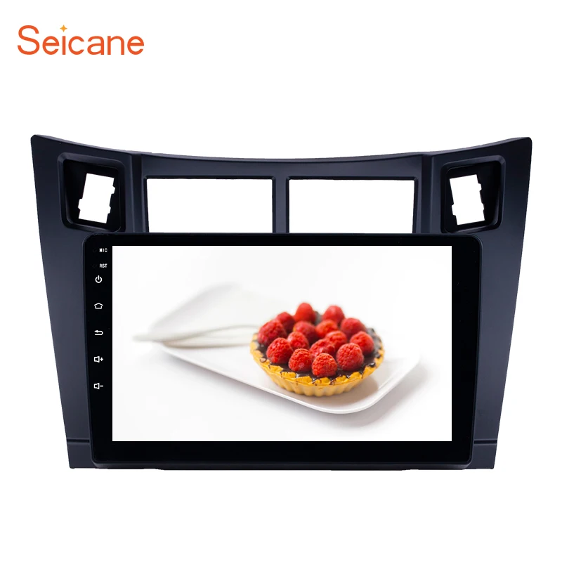 Seicane gps автомобильный Navi 2Din Android8.1 HD 9 &quotдля Toyota Yaris 2008 2009 2010 2011 головное устройство