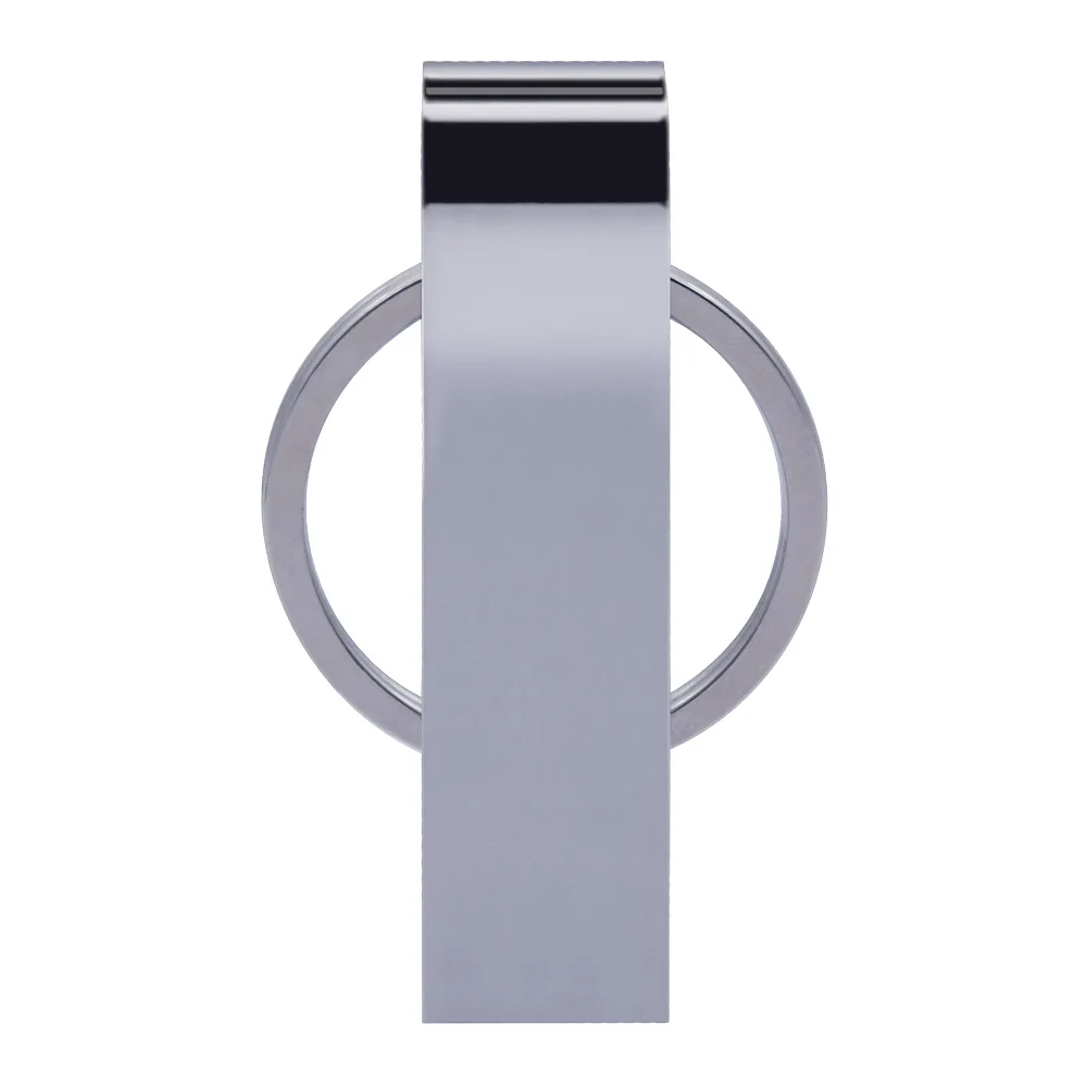 Silver USB 2.0 Ключ USB флеш-накопитель 2,0 Флешка 32 ГБ 16 ГБ 8 ГБ 4 ГБ карта памяти U диск мини металлическая ручка с логотипом под заказ для деловых подарков - Цвет: Silver USB 2.0