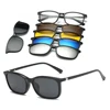 Gafas de sol magnéticas polarizadas 6 en 1 para hombre y mujer, lentes de sol unisex con Clip magnético, gafas de sol Polaroid con Clip ► Foto 3/6