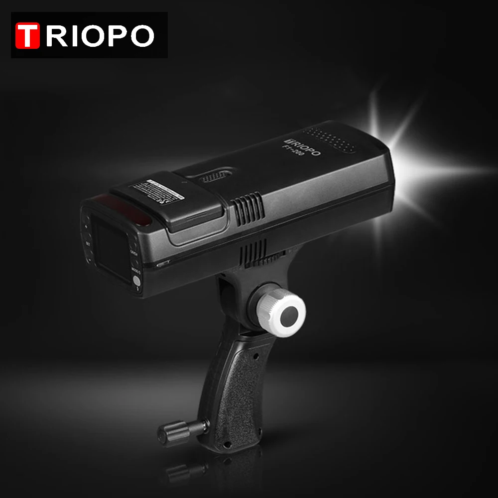 TRIOPO F1-200 2,4G Беспроводная ttl вспышка наружная вспышка для TRIOPO G1 триггер 200Ws с батареей для камеры Canon Nikon sony