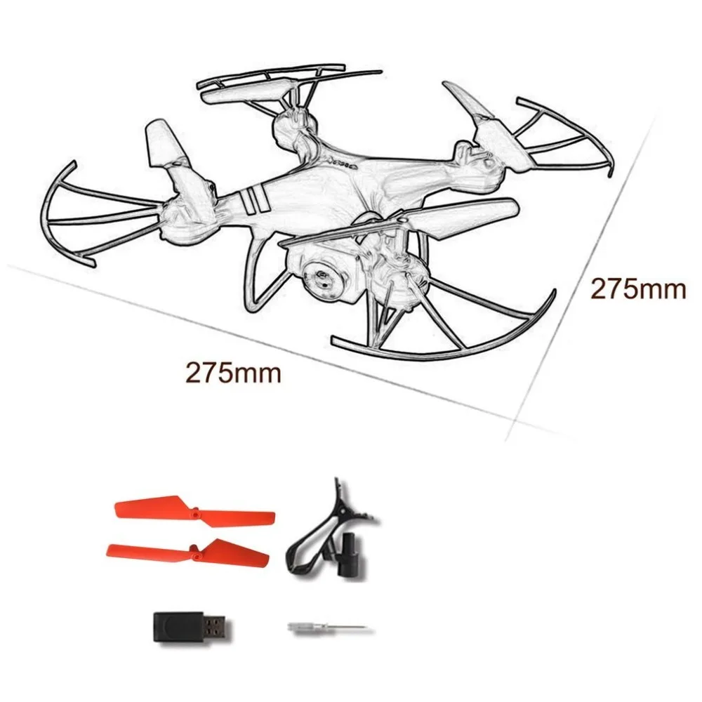 KY101 Радиоуправляемый Дрон с камерой HD 0.3MP 2MP широкоугольный объектив Wi-Fi FPV Квадрокоптер удерживающий высоту Безголовый режим Голосовое управление вертолет
