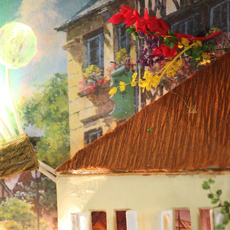 Красивая весенняя 3D деревянная коробка ручной работы для домашнего кинотеатра