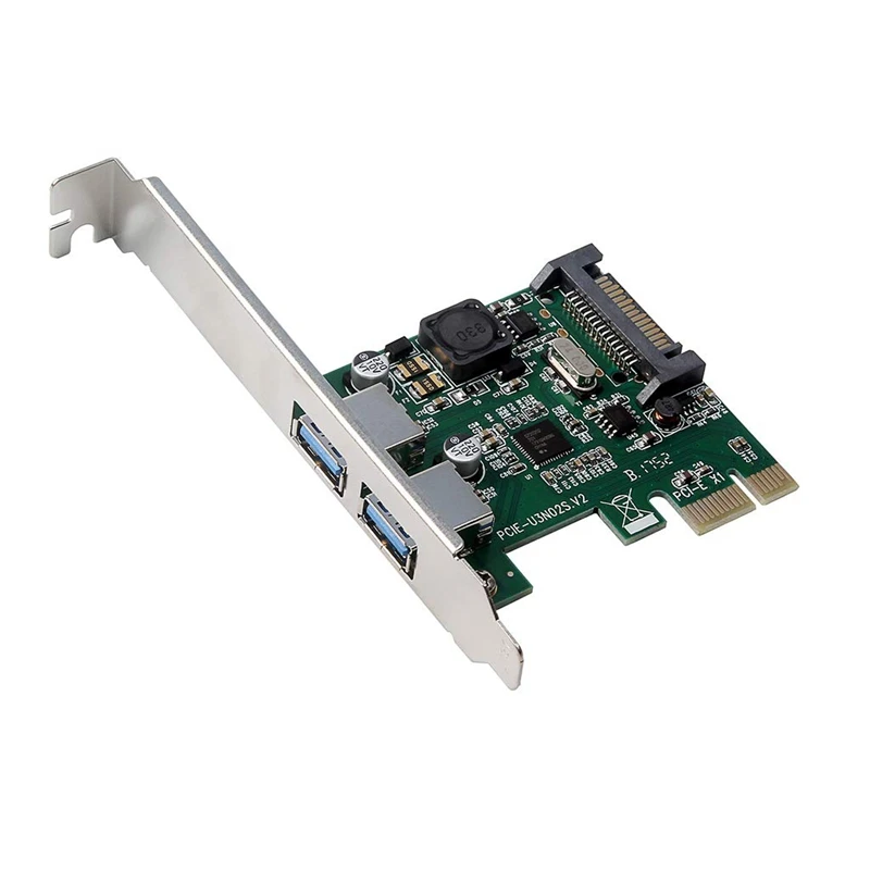 Pci-E к Usb3.0 два порта карты расширения адаптер PCI Express Nec720202 основной чип управления для настольного ПК