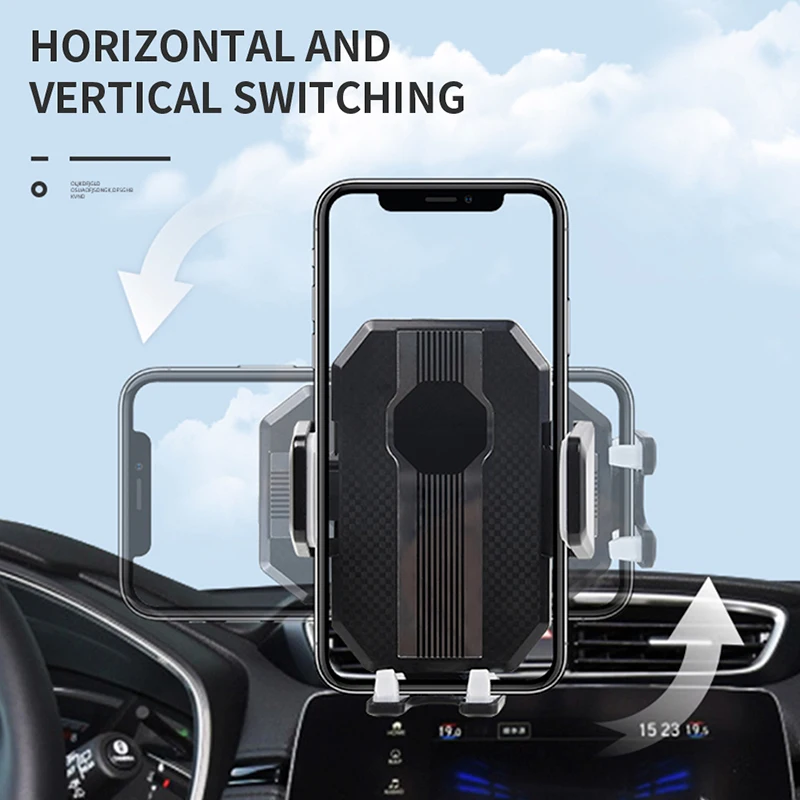 3 in 1 zuignap telefoonhouder voor auto voorruit/dashboard Universele zwaartekracht telefoonhouder voor iPhone Samsung Xiaomi Huawei_voghion.com