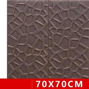 

3D Brick Wall Stickers Living Room DIY PE Foam Wallpaper Panels Room Decal Stone Decoration Embossed Wallpapers Poster 70*70cm