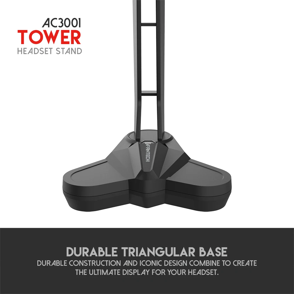 FANTECH Hot Headphone Stand ABS Material And Low Gravity Firm Design For Gaming Headset Anti slip Natural Rubber Earphone Rack