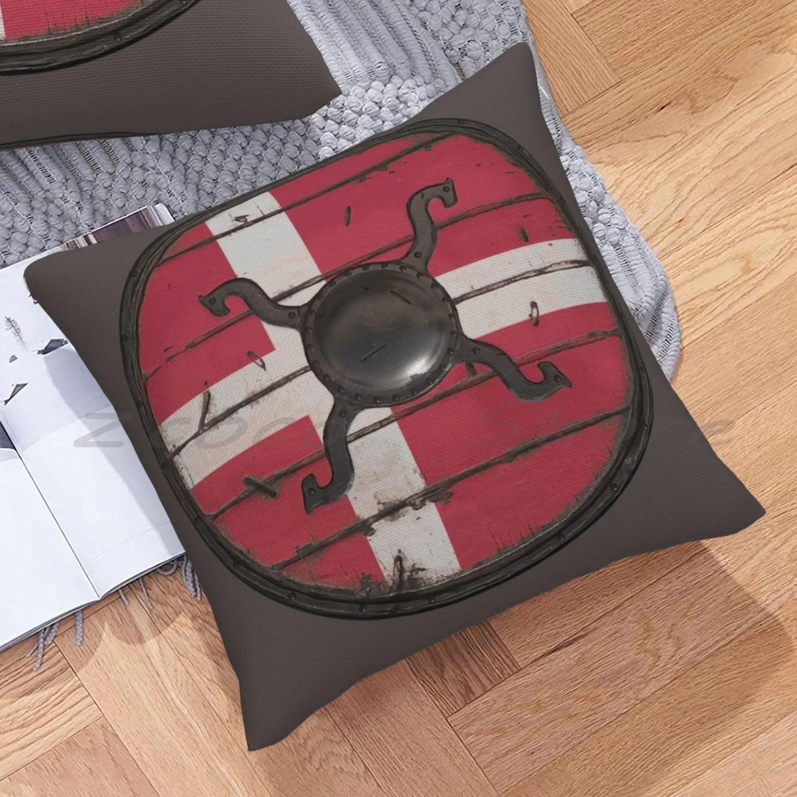 Датская искусственная наволочка с надписью хлопковая льняная плюшевая помпоном