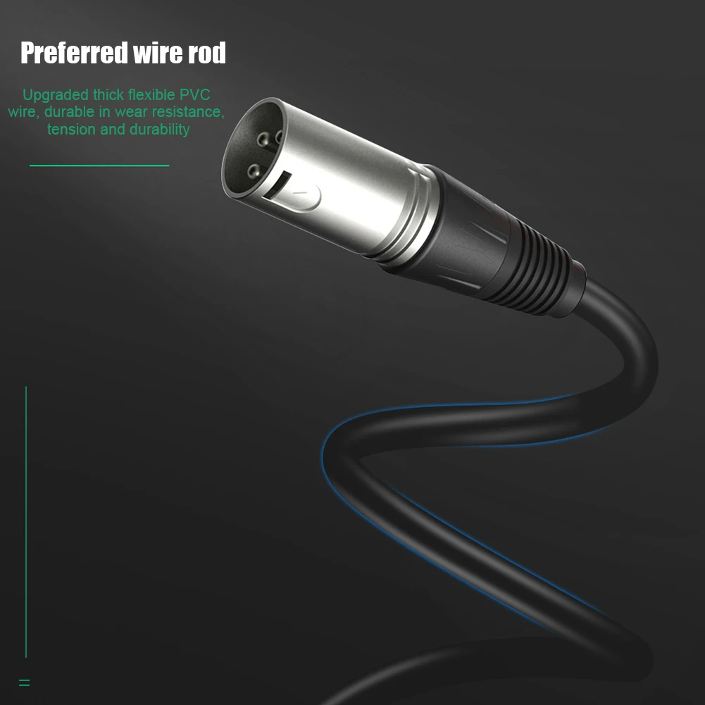 Микрофонный кабель Mic Lead 3 Pin типа «папа» к женскому Вилки XLR Сделано в Китае патч аудио кабель SAL99