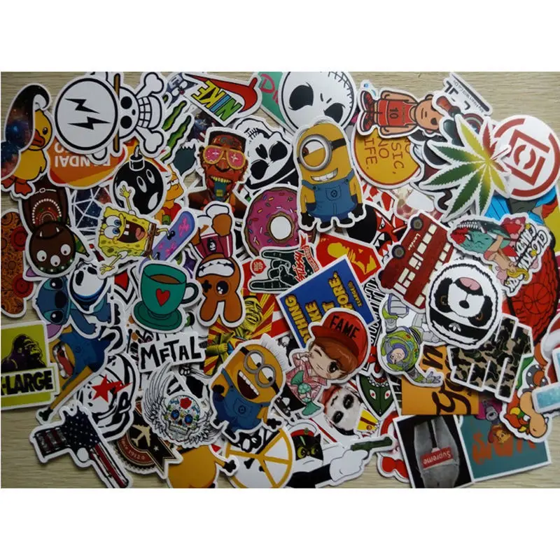 Graffiti Sticker Decal Vinyl Roll Car Skate Skateboard Laptop Luggage 50/200Pcs