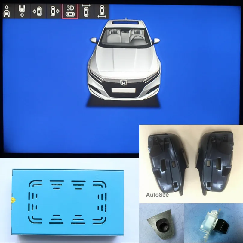 2014 2016 для Honda Accord 2 0 surround view 360 градусов камера с птичьим глазом prorama DVR SVM активная