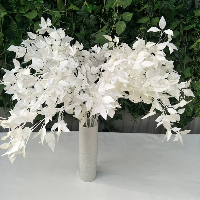1pc Artificial Leaves Orchid Leaf Silk Simulation Plant Wedding Home Party Christmas Garden Decorative Plant For Photo Prop