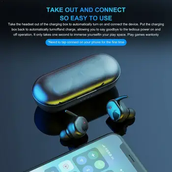 

TWS Bluetooth 5.0 Wireless Earphones Stereo Headset earphone mini In-Ear earphone Android TWS4 y30 For iOS TWS5.0 Mini T8P0