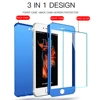 360 Full Cover Protective Phone Case+Glass For iPhone 12 Mini 11 Pro Max XS X XR 7 8 Plus 6 S SE 2022 11case Hard PC Cover Funda ► Photo 3/6