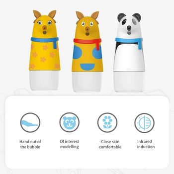 

TIOODRE Cartoon Foam Soap Dispenser Infrared Sensing Soap Dispenser For Bathroom Kitchen Hotel