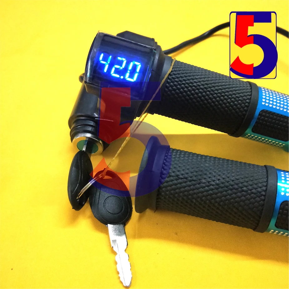 12V-99V-Ebike-Twist-Grips-Throttle-Half-Twist-throttle-with-voltage-display-with-3-Speed-Switch-Cruise-function-Power-Switch (6)