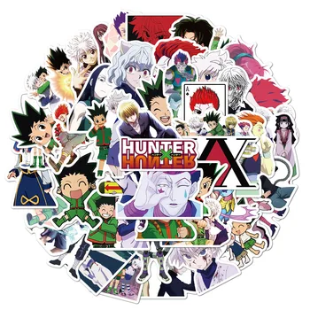 

50Pcs/set Hunter x Hunter Adventure Stickers For Car Laptop Phone Luggage Bicycle Motorcycle Guitar Waterproof Sticker Decals