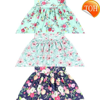 

2020 Baby Summer Clothing Toddler Kid Baby Girl Clothes Ruffle Sleeve Dress Holiday Flower Dress