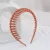 Fashion Simple Headdress Solid Color Resin Hair Comb Non-slip Hairbands Headband Hair Hoop With Teeth Hair Accessories For Women hairclips Hair Accessories